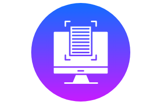 InnoShore Digitale Prozesse InnoShore: Computer scannt Dokumente für effiziente IT-Lösungen und digitale Prozesse.